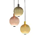 Lámpara Colgante Beam Stick Nuance – Vidrio Esférico Degradado