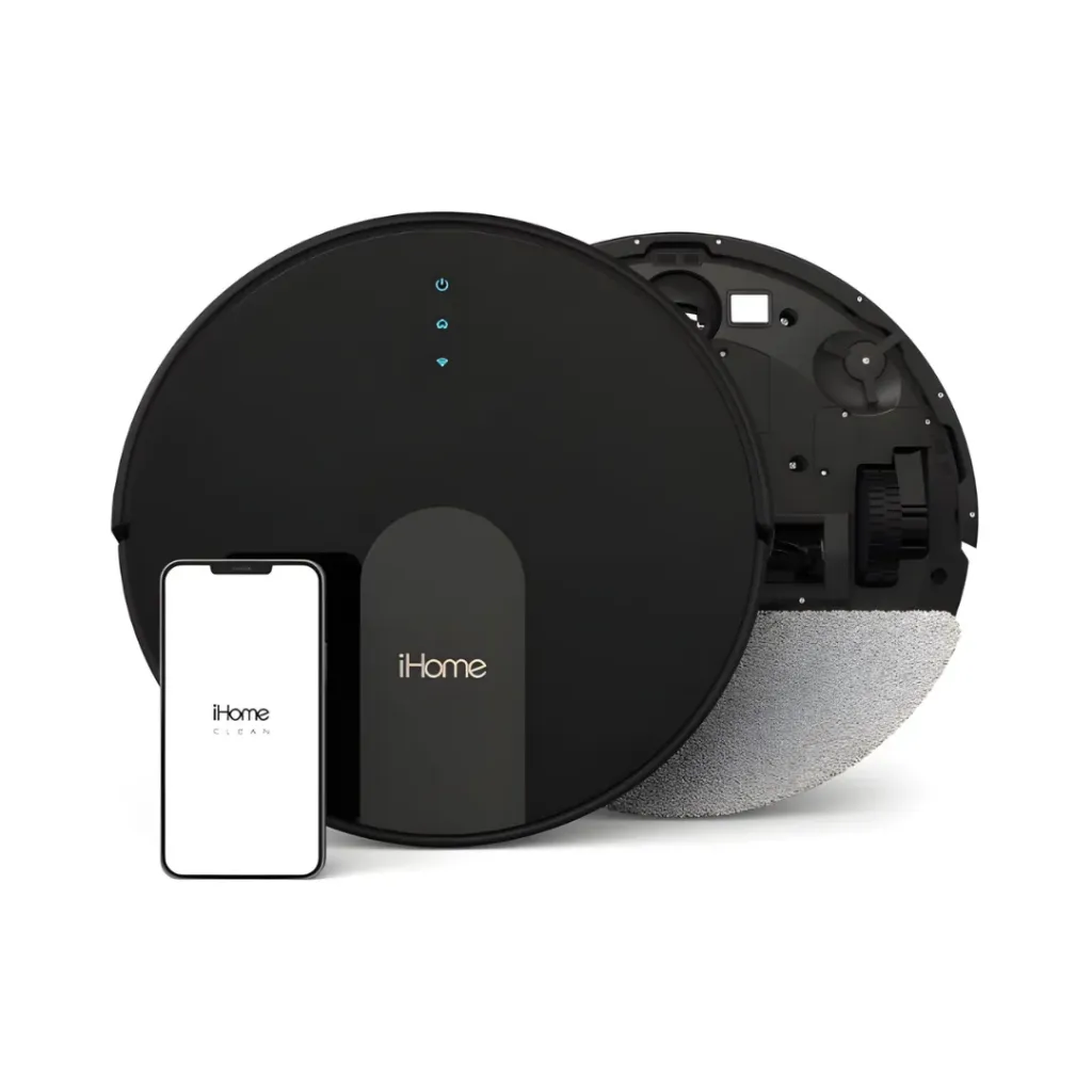 iHome AutoVac Eclipse G – Robot Aspirador y Mopa Wi-Fi