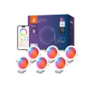 DUSKTEC Luces LED Empotrables 6” RGBCW – Pack x6 / Pack x12