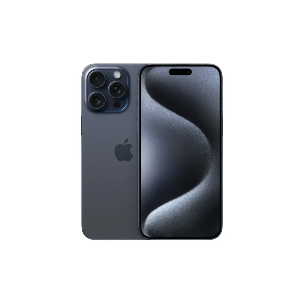iPhone Apple 15 Pro Max — libre 5G color azul, desde USA