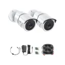 ZOSI 2 Pack Camaras de Seguridad 1080P Audio y Vision Nocturna 