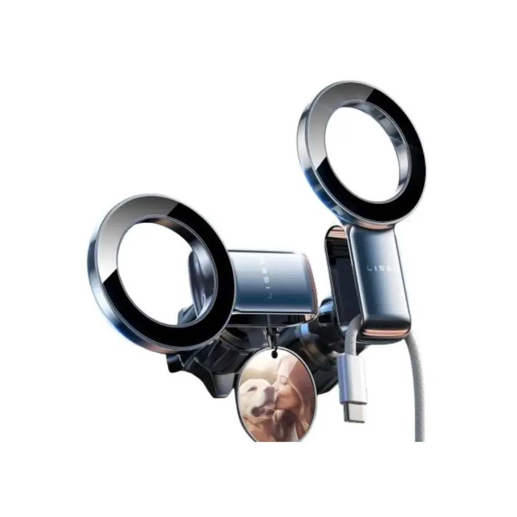 [TECLISMAGSAFENEW] Soporte Lisen MagSafe para Carro – Firme y Ajustable 