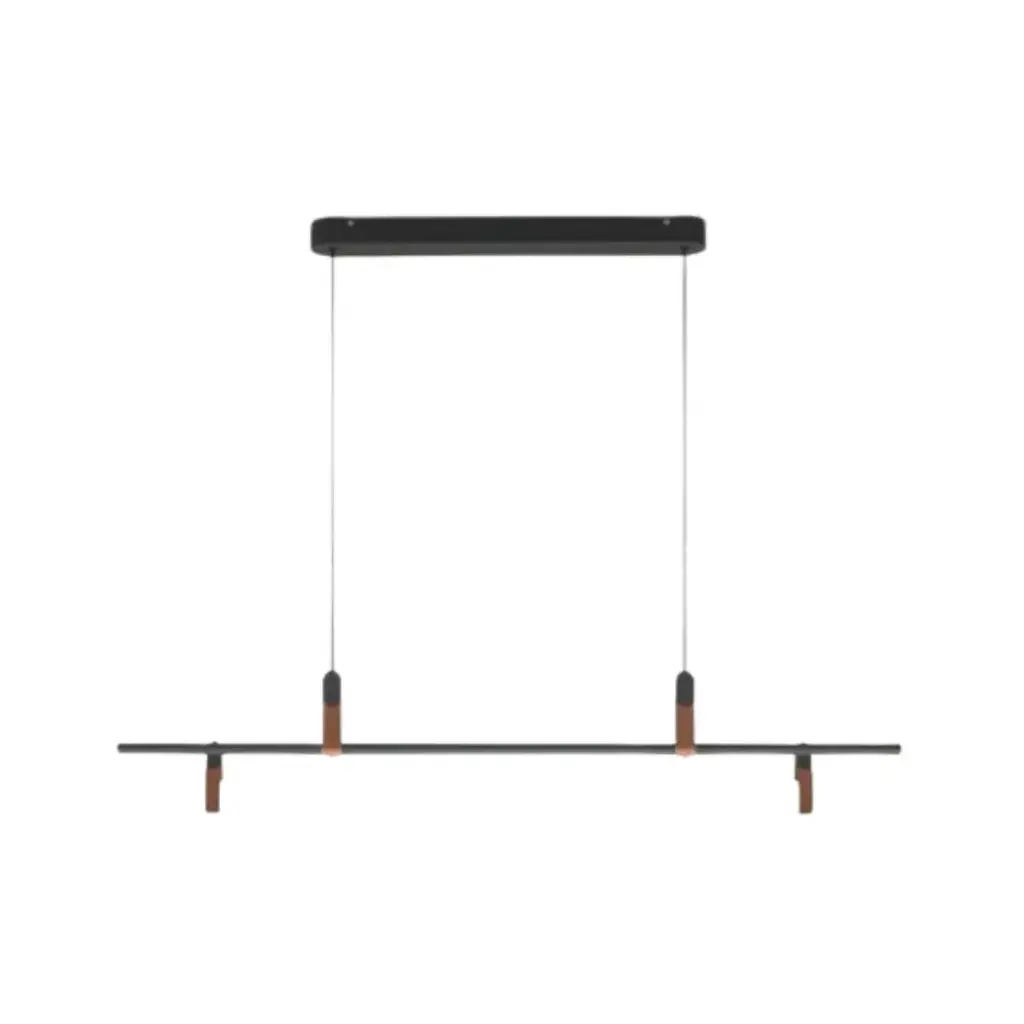 [HOGHOM100-260VNEW] Lámpara Colgante Retro Negra y Dorada – Estilo Nórdico Elegante 