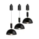 Lámpara Colgante Moderna Negra – Elegancia Ajustable 